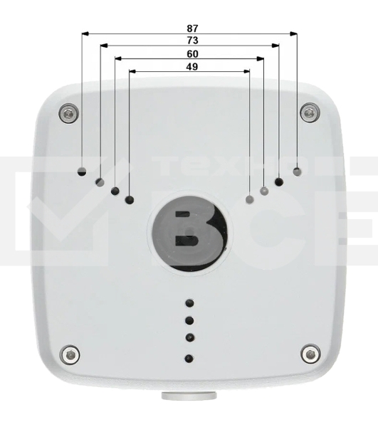 Настенная коробка для корпусов серий HDW4 Junction Box PFA122