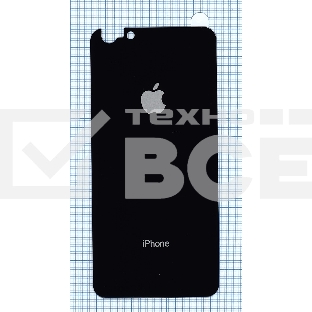 Защитное заднее стекло для iPhone 6/6S Plus черный