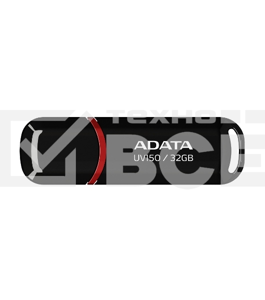 Флеш диск ADATA Flash Drive 32Gb UV150 AUV150-32G-RBK {USB3.0, Black}