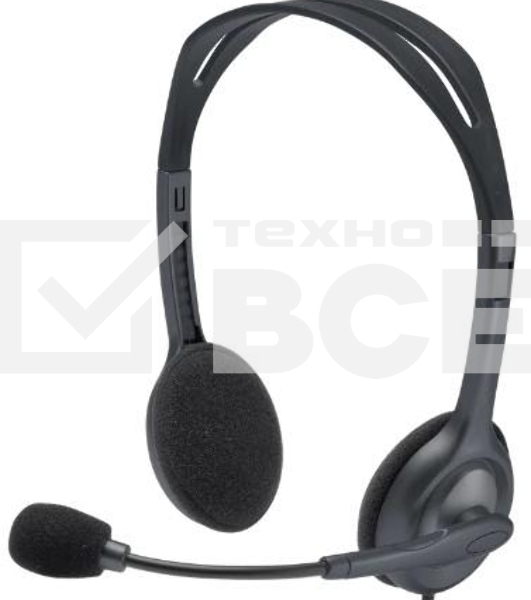 Гарнитура Logitech Headset H111 Stereo grey (981-000594/981-000593/981-000588)