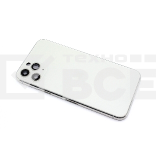 Задняя крышка (корпус) в сборе с рамкой для Apple iPhone 11 Pro белый