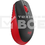 Мышь беспроводная Logitech M190 черный/красный, 1000 dpi, радиоканал, USB, кнопки - 3, фото25