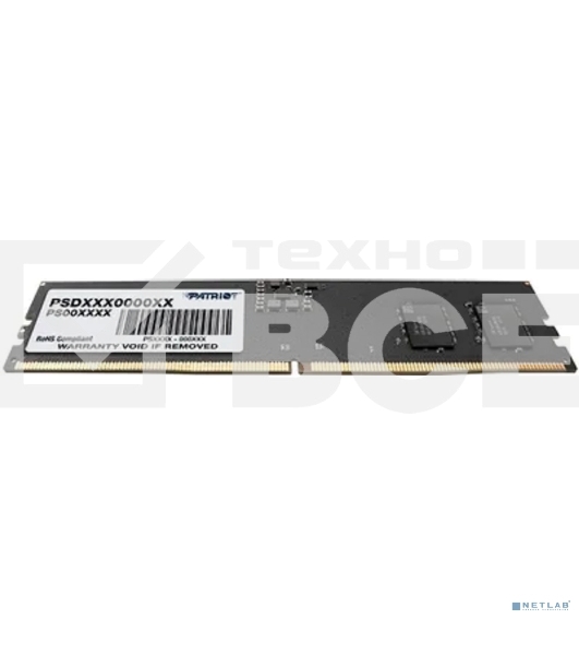 Оперативная память Patriot Signature, DDR5, 32GB (1x32 GB), 5200 MHz, CL42