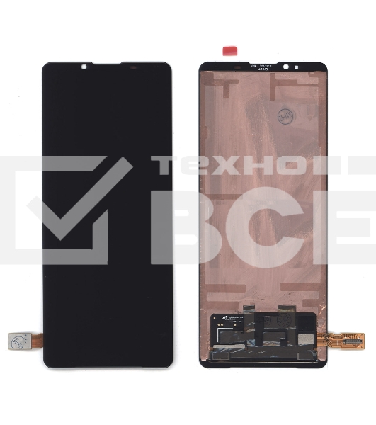 Дисплей для Sony Xperia 5 III в сборе с тачскрином черный orig lcd