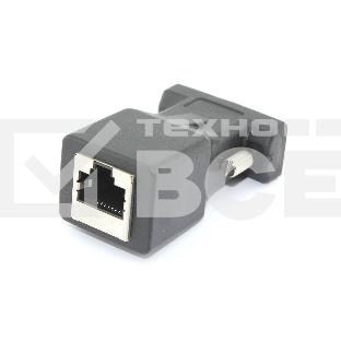 Переходник RJ45  на DB9 9 pin папа