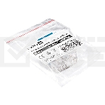 Модуль-вставка Keystone Jack RJ-45 ExeGate KJ-8P8C-U-C6-180-Dual (Кат.6, неэкранированная, 180 градусов, IDC Krone/110), фото 1