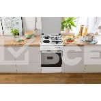 Комбинированная плита Gorenje GK5A12WG, полезный объем 68 л, очистка паром AquaClean, сводчатая форма духовки, механическое управление, электроподжиг, цвет белый, фото10