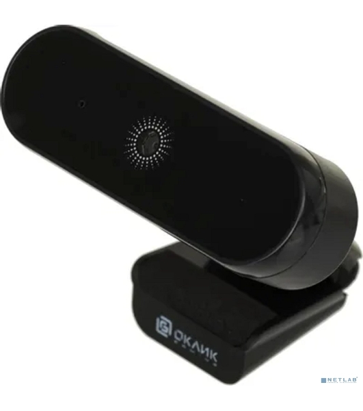 Камера Web Оклик OK-C008FH черный 2Mpix (1920x1080) USB2.0 с микрофоном