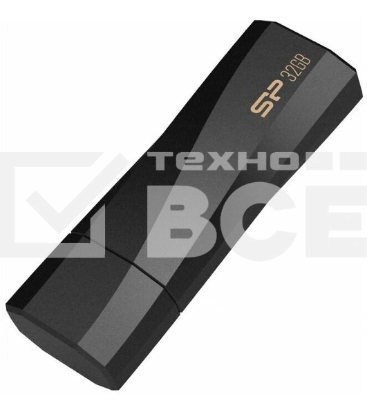 Флеш диск 32Gb Silicon Power Blaze B07, USB 3.0, Черный