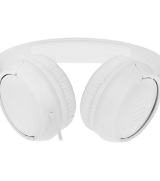 Проводные наушники JBL Tune 500 белый, накладные, Jack 3.5 мм, складная конструкция