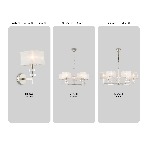 Настенный светильник Ambrella light LH71335 CGD золото E14 max 40W 240*130*300, фото7