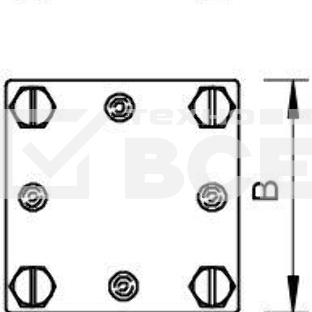 Соединитель крест. полоса-полоса 40мм 256 A-DIN 40 FT OBO 5314666