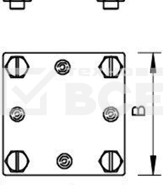 Соединитель крест. полоса-полоса 40мм 256 A-DIN 40 FT OBO 5314666