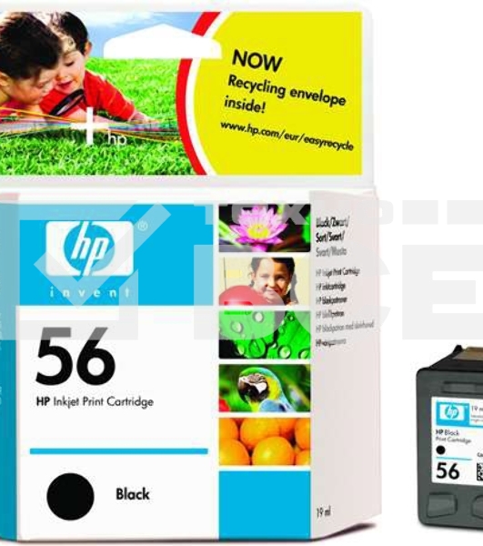 Картридж струйный HP №56 C6656AE черный для HP PCS 2100/DJ 5550/450/PS 7150/7350/7550 (520стр.)