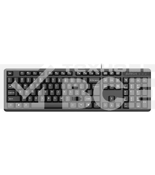 Клавиатура + мышь A4Tech KK-3330 клав:черный мышь:черный USB