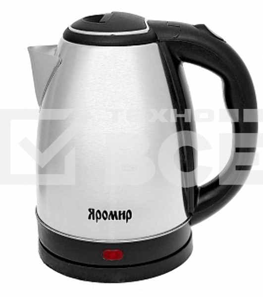 Чайник электрический ЯРОМИР ЯР-1058 нерж,1500Вт, 1,8л