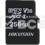 Флеш карта microSDHC 256Gb Class10 Hikvision HS-TF-C1(STD)/256G/Adapter + adapter, фото 1