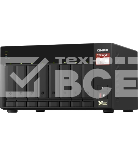 Сетевое хранилище без дисков SMB QNAP TS-873A-8G NAS, 8 trays 3,5