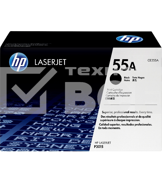 Картридж лазерный HP CE255A черный LJ P3015 (6000стр.)
