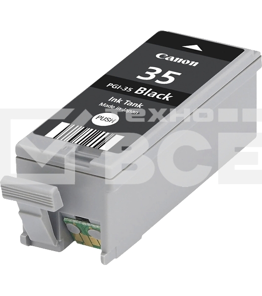 Картридж струйный Canon PGI-35Bk (1509B001) черный (9.30 мл, 200 стр.) для Canon PIXMA iP100, iP110