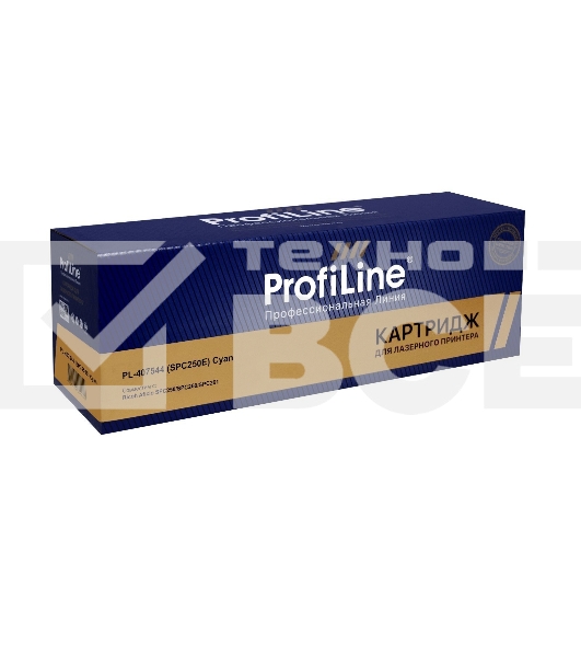 Картридж PL-407544 (SPC250E) для принтеров Ricoh Aficio SPC250/SPC260/SPC261 Голубой 1600 копий ProfiLine