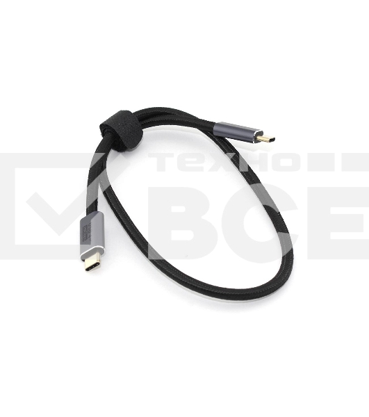 Кабель USB4 Type C на Type C Thunderbolt 3, PD 100W 0,5м