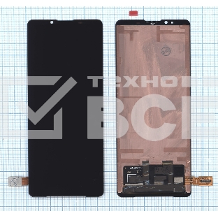 Дисплей для Sony Xperia 5 III в сборе с тачскрином черный orig lcd