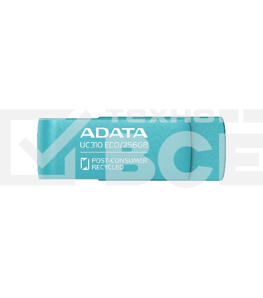 Флеш диск ADATA UC310E 256Gb USB 3.2 Gen1 зеленый UC310E-256G-RGN