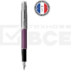 Ручка перьевая Parker Sonnet Essentials SB F545 (CW2169366) LaqViolet CT F сталь нержавеющая подар.кор., фото 1