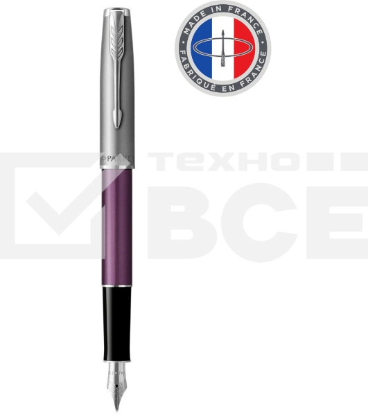 Ручка перьевая Parker Sonnet Essentials SB F545 (CW2169366) LaqViolet CT F сталь нержавеющая подар.кор.