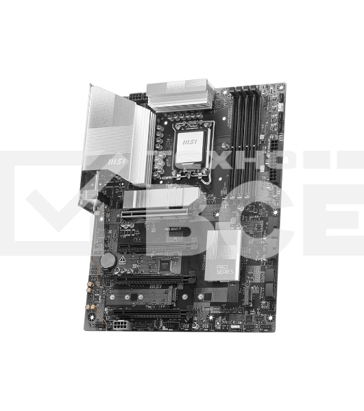 Материнская плата MSI PRO B860-P, LGA 1851, Intel B860, 4xDDR5, 4xSATA, 3xM.2, 1xPCIe 5.0 x16, 1xPCIe 4.0 x4, 2xPCIe 4.0 x1, 1xHDMI, 1xDP, 1xUSB-C, 1x 5Gb LAN, 2xUSB-A 3.2 Gen 2, 2xUSB-A 3.2 Gen 1, 4xUSB-A 2.0, 3x3.5 мм, 7.1, ATX
