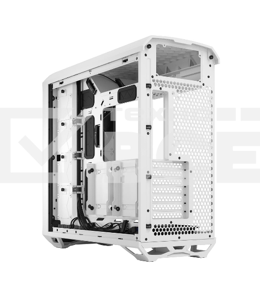 Корпус Fractal Design Torrent White TG Clear Tint / E-ATX, TG, 2x3.5, 4x2.5, 7xPCI, 1xUSB-C, 2xUSB3.0 / 2x180mm, 3x140mm fans inc. / FD-C-TOR1A-03