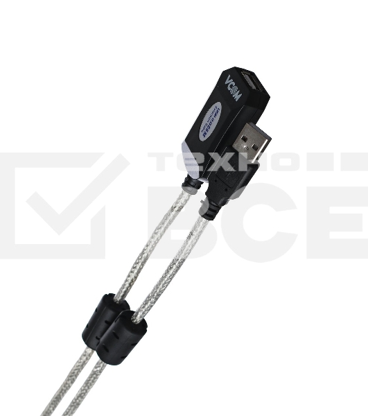 Кабель-адаптер VCOM VUS7049-25M USB2.0-repeater, удлинительный активный <Am-->Af> 25м