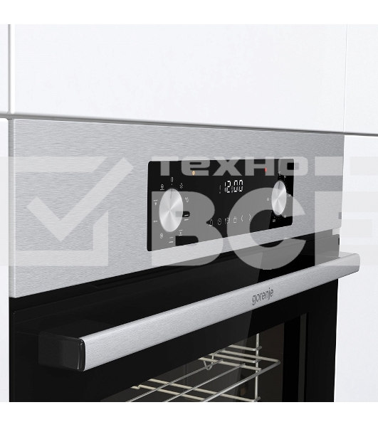 Духовой шкаф электрический Gorenje BO6737E02NX, черный