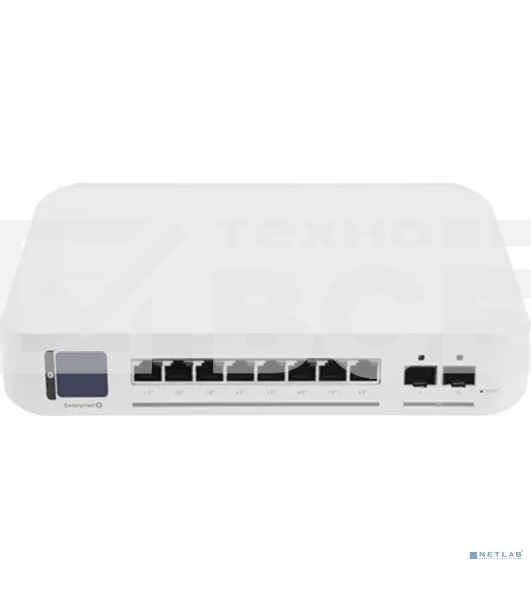 Коммутатор PoE в стойку Ubiquiti UniFi Switch Enterprise 8 PoE USW-Enterprise-8-PoE 8х 2.5G RJ45, 2х 10G SFP+, раздача 120 Вт