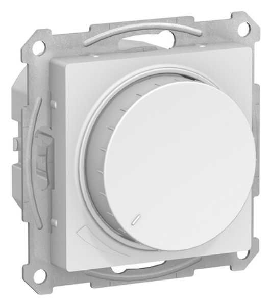 Светорегулятор (диммер) SE AtlasDesign беж, повор-нажим, LED, RC, 400 Вт, мех.