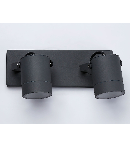 Светильник Ambrella light ST3887/2 GR серый IP54 GU10/2 max 35W 250*80*85