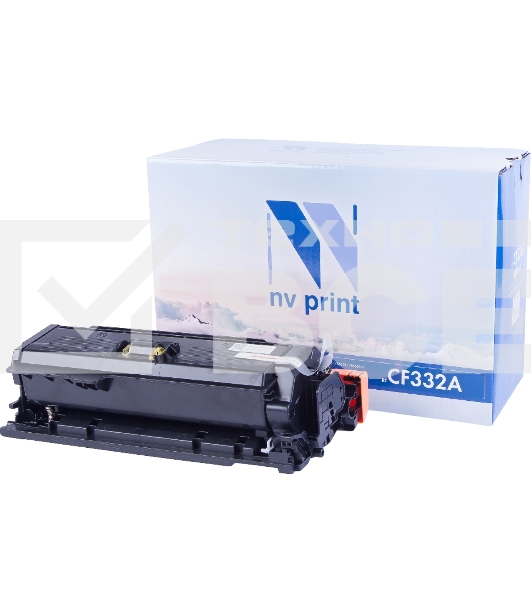 Картридж NVPrint совместимый HP CF332A Yellow для LaserJet Color M651dn/M651n/M651xh (15000k)