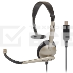 Гарнитура KOSS CS-95 USB для ПК, 32 Ом, 91 dB, чёрн/серебр, фото5