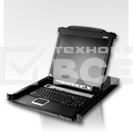 Квм консоль ATEN SINGLE RAIL 16P PS/2-USB LCDKVMP 19INCH (CL5716NR)., фото 1