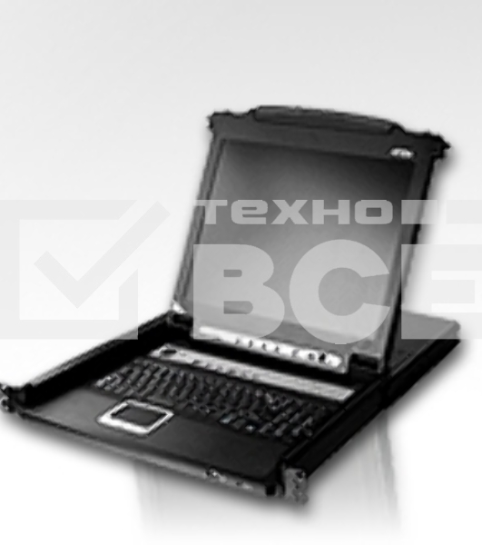 Квм консоль ATEN SINGLE RAIL 16P PS/2-USB LCDKVMP 19INCH (CL5716NR).
