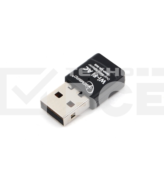 Сетевой двухдиапазонный Wi-Fi мини USB-адаптер Gembird 600 Мбит, USB, 802.11b/g/n/ac/а