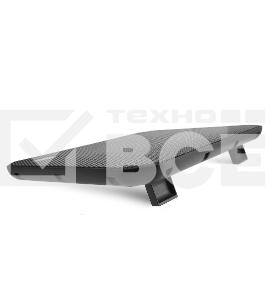 Аксессуар к ноутбуку CROWN Подставка для ноутбука CMLC-M10 черный (Для ноутбуков диагональю до 17”, подсветка, 1*кулер D140*15мм)