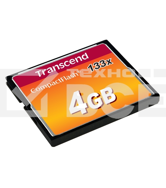 Флеш карта CF 4Gb 133x Type I Transcend (TS4GCF133)