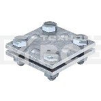 Соединитель крест. полоса-полоса 40мм 256 A-DIN 40 FT OBO 5314666, фото2