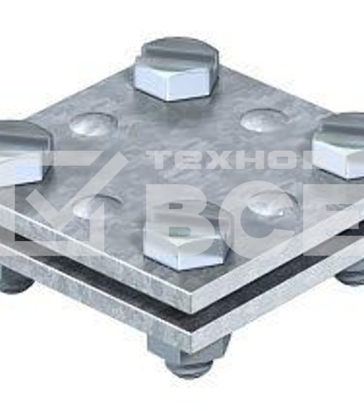 Соединитель крест. полоса-полоса 40мм 256 A-DIN 40 FT OBO 5314666