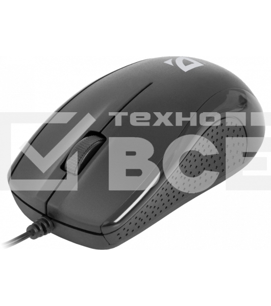 Мышь проводная Defender Optimum MB-160 черный, 1000 dpi, USB, кнопки - 3