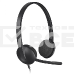 Гарнитура Logitech Headset H340 USB graphite, фото 1