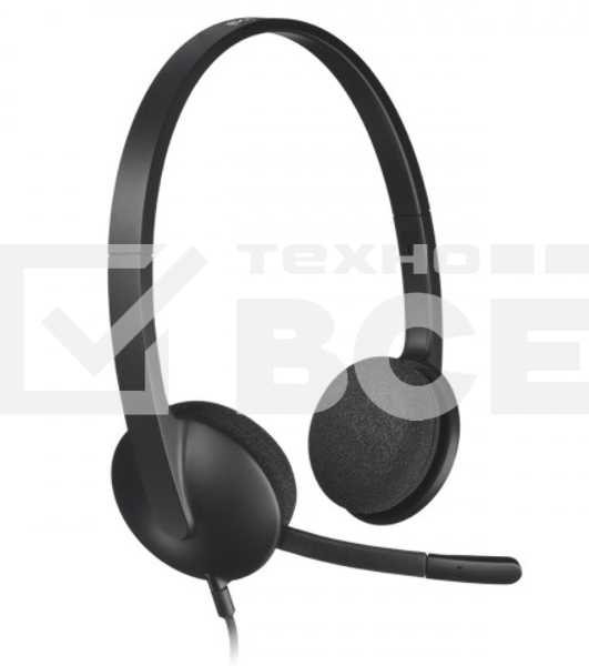 Гарнитура Logitech Headset H340 USB graphite