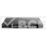 Управляемый L3 стекируемый коммутатор D-Link DGS-1520-28MP/A1A с 20 портами 10/100/1000Base-T, 4 портами 100/1000/2.5GBase-T, 2 портами 10GBase-T и 2 портами 10GBase-X SFP+, фото 1